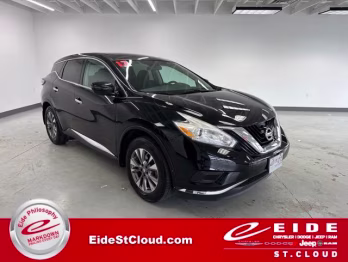 2017 Magnetic Black Metallic Nissan Murano S AWD SUV