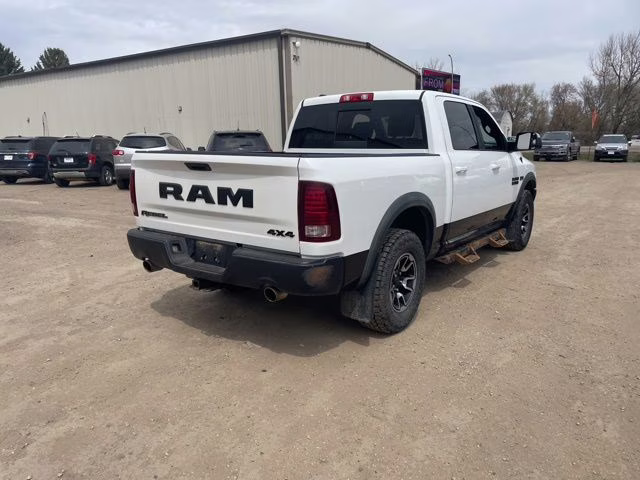 2017 Bright White Clearcoat Ram 1500 Rebel 4X4 Truck