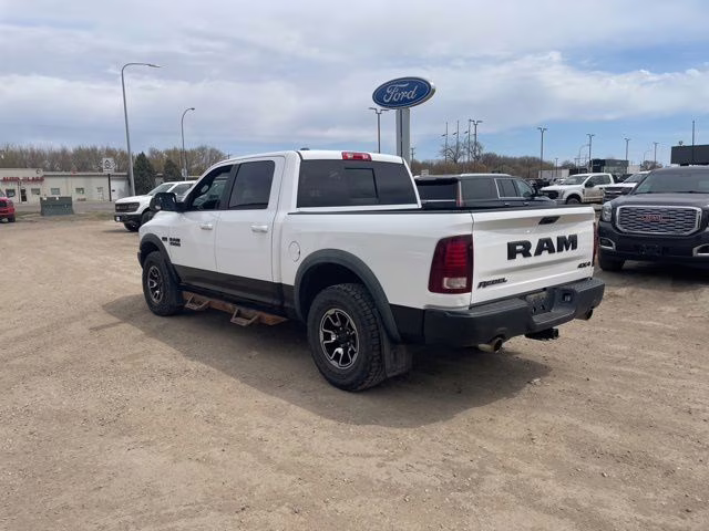 2017 Bright White Clearcoat Ram 1500 Rebel 4X4 Truck