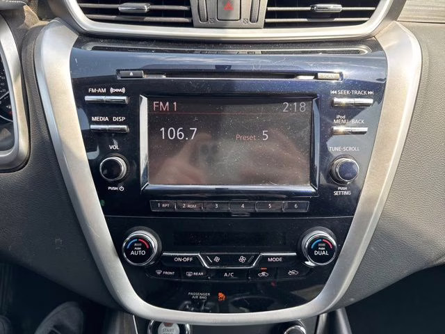 2017 Magnetic Black Metallic Nissan Murano S AWD SUV