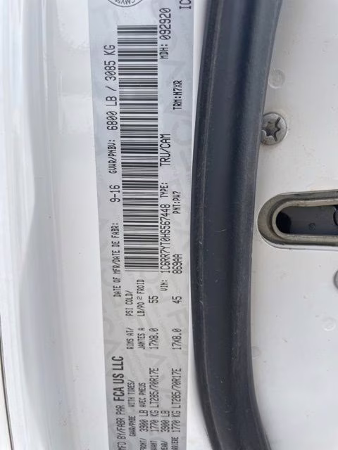 2017 Bright White Clearcoat Ram 1500 Rebel 4X4 Truck