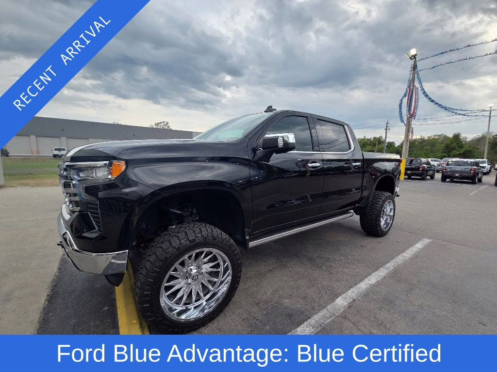 2022 Black Chevrolet Silverado 1500 LTZ 4X4 Truck
