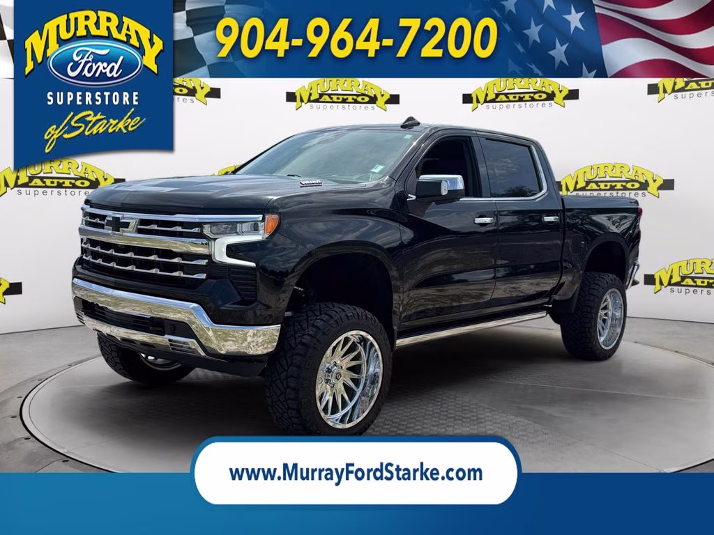 2022 Black Chevrolet Silverado 1500 LTZ 4X4 Truck