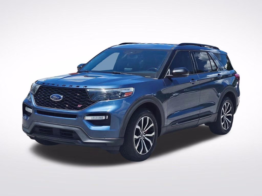 2020 Blue Metallic Ford Explorer ST 4X4 SUV