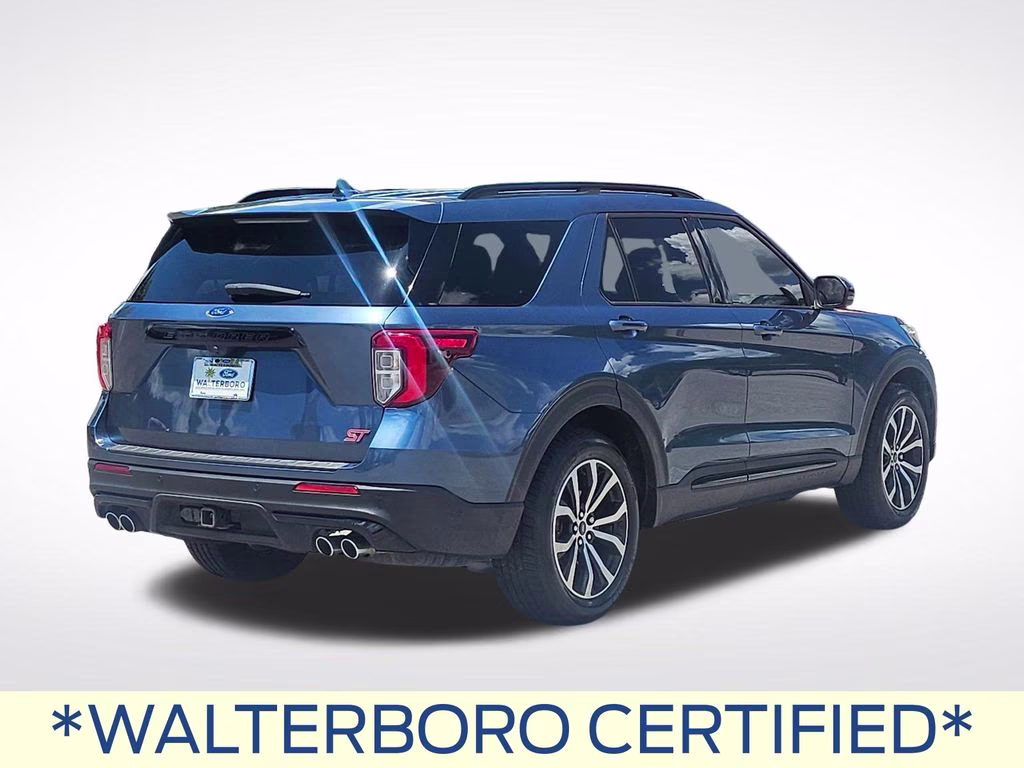 2020 Blue Metallic Ford Explorer ST 4X4 SUV