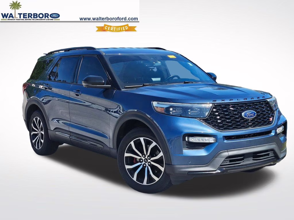 2020 Blue Metallic Ford Explorer ST 4X4 SUV