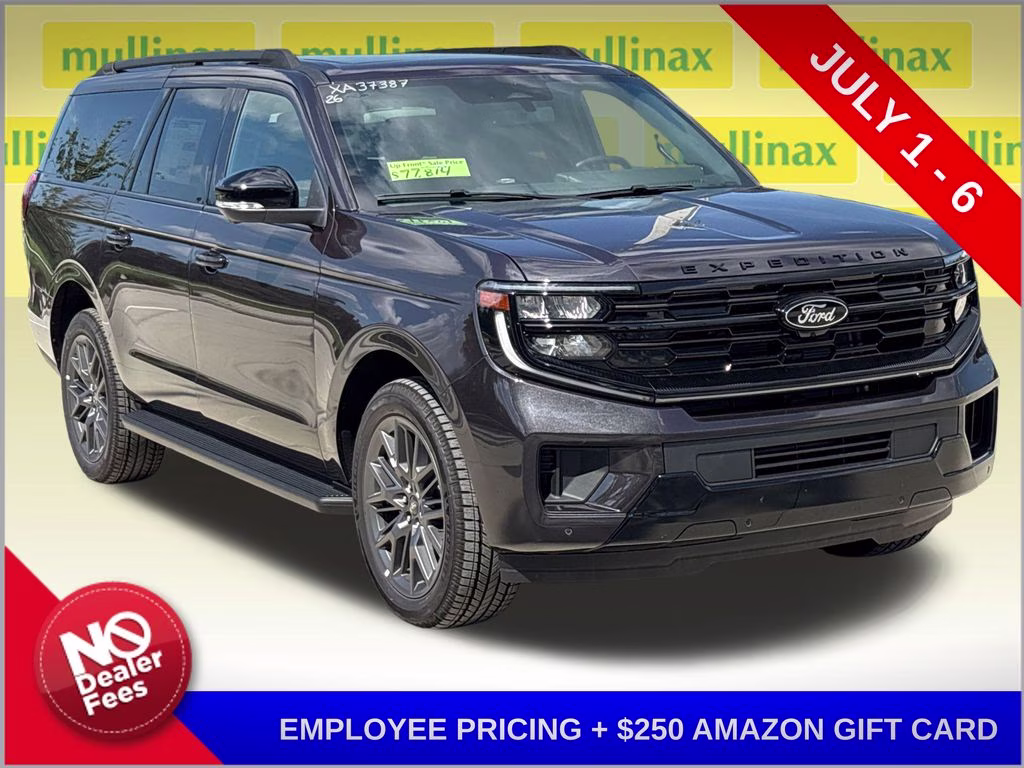 2026 Gray Metallic Ford Expedition Max Platinum 4X4 SUV