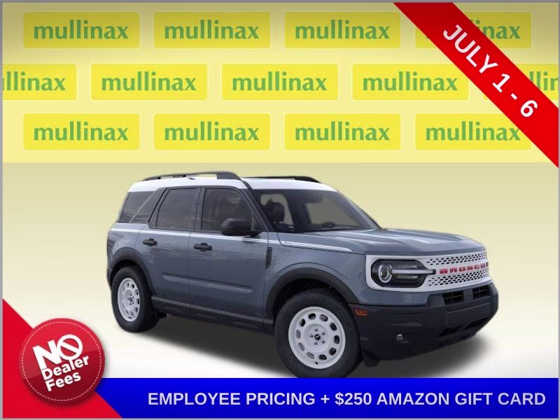 2026 Azure Gray Metallic Ford Bronco Sport Heritage 4X4 SUV