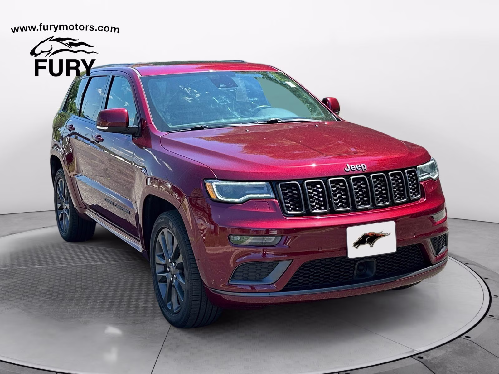 2019 Velvet Red Pearlcoat Jeep Grand Cherokee Overland 4X4 SUV