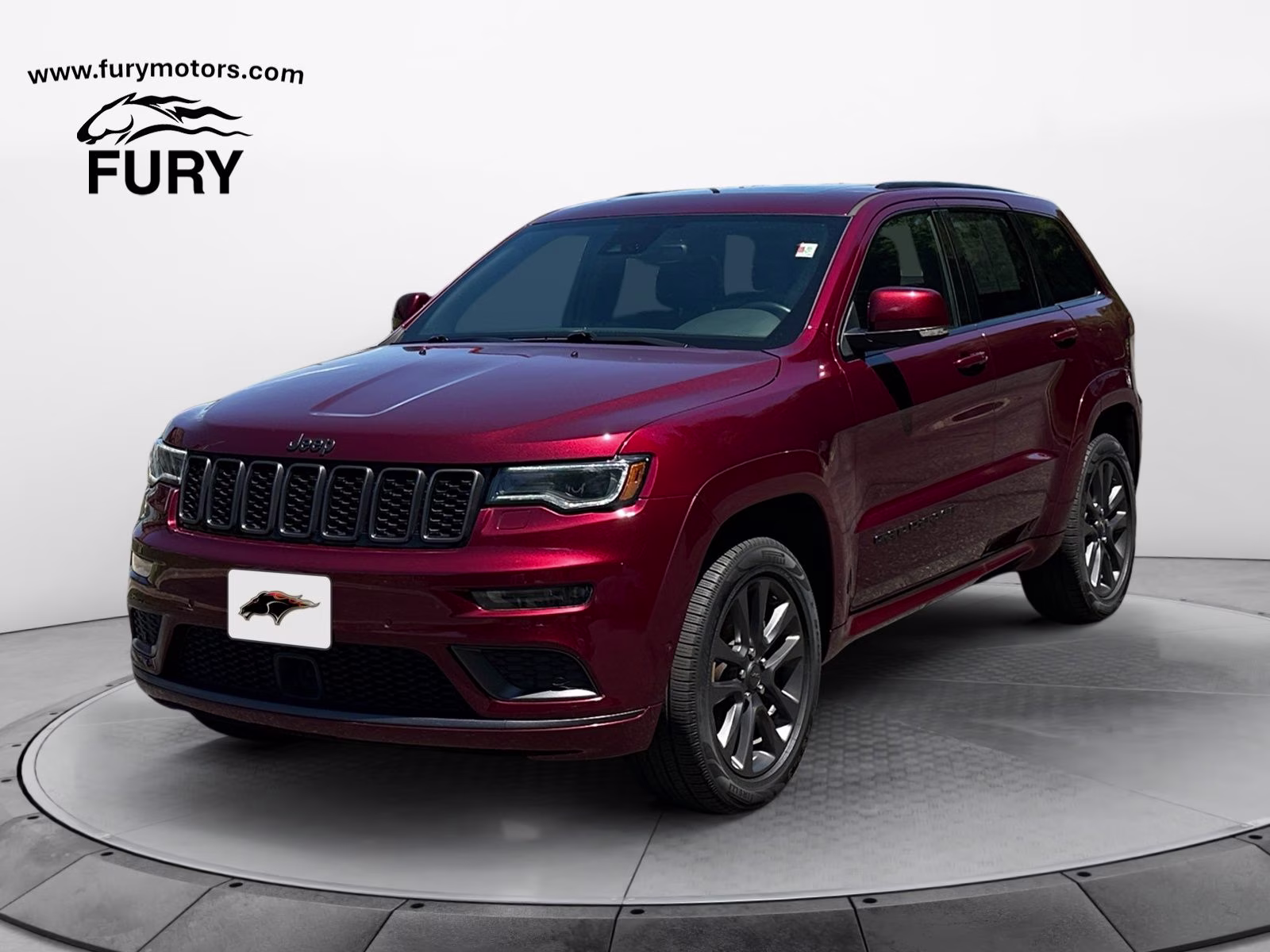 2019 Velvet Red Pearlcoat Jeep Grand Cherokee Overland 4X4 SUV