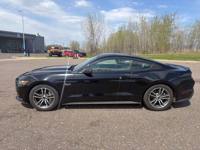 2015 Black Ford Mustang GT Premium RWD Coupe