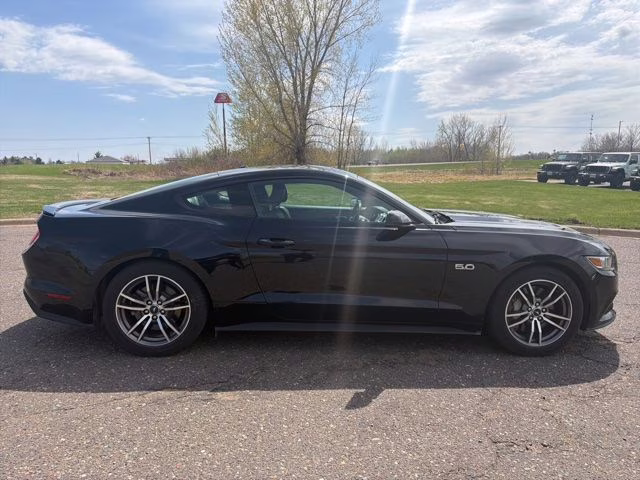 2015 Black Ford Mustang GT Premium RWD Coupe