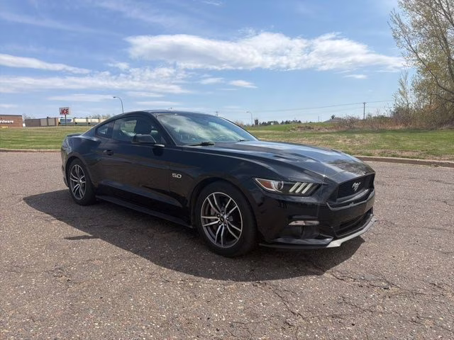 2015 Black Ford Mustang GT Premium RWD Coupe