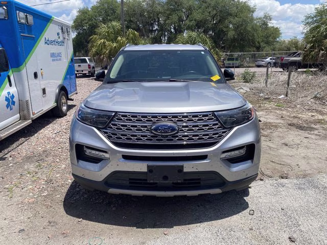 2021 Silver Metallic Ford Explorer Limited 4X4 SUV