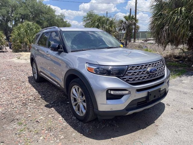 2021 Silver Metallic Ford Explorer Limited 4X4 SUV