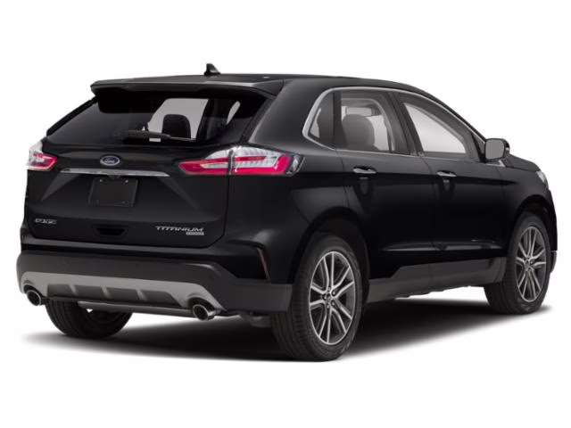 2019 Agate Black Metallic Ford Edge Titanium FWD
