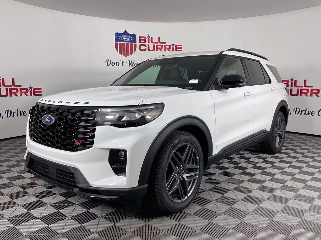 2026 White Ford Explorer ST 4X4 SUV