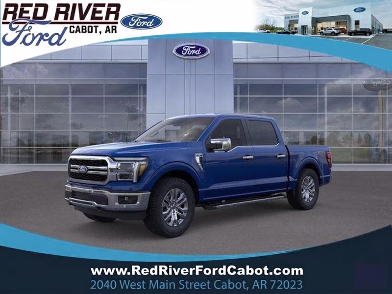 2026 Argon Blue Metallic Ford F-150 LARIAT 4X4 Truck