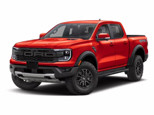 2024 Hot Pepper Red Metallic Tinted Clearcoat Ford Ranger Raptor 4X4 Truck