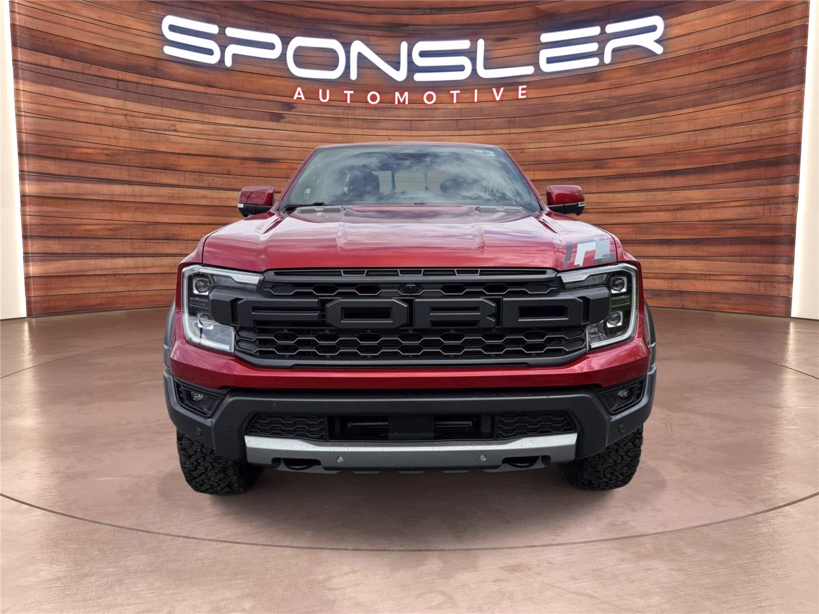 2024 Hot Pepper Red Metallic Tinted Clearcoat Ford Ranger Raptor 4X4 Truck