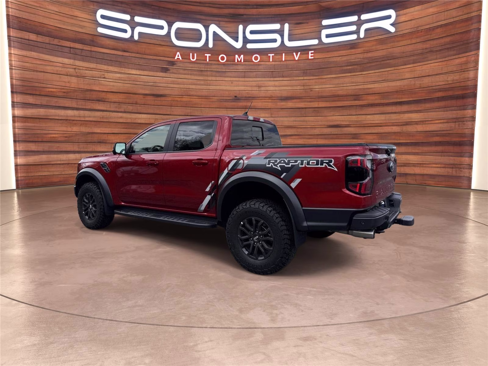 2024 Hot Pepper Red Metallic Tinted Clearcoat Ford Ranger Raptor 4X4 Truck