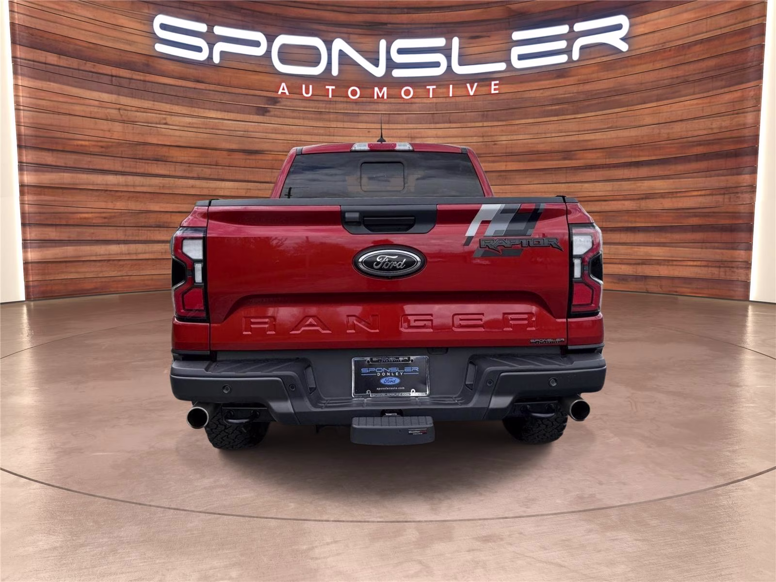 2024 Hot Pepper Red Metallic Tinted Clearcoat Ford Ranger Raptor 4X4 Truck
