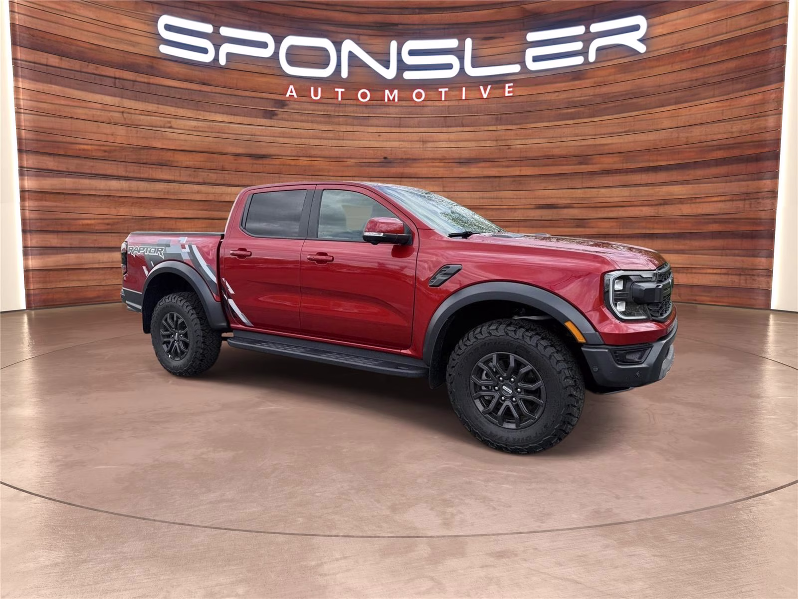 2024 Hot Pepper Red Metallic Tinted Clearcoat Ford Ranger Raptor 4X4 Truck
