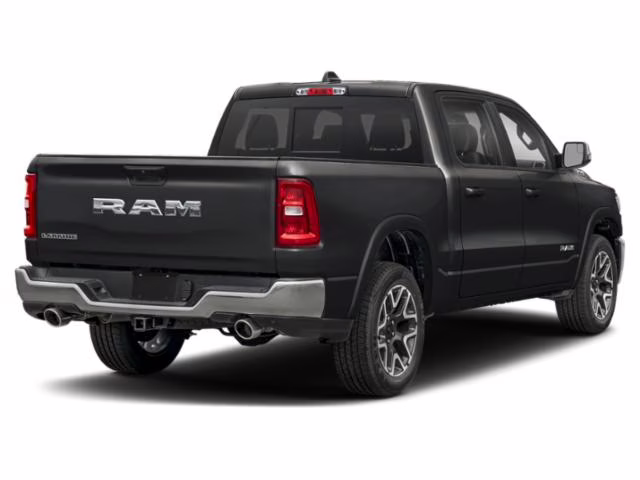 2025 Diamond Black Crystal Pearlcoat Ram 1500 Laramie 4X4 Truck