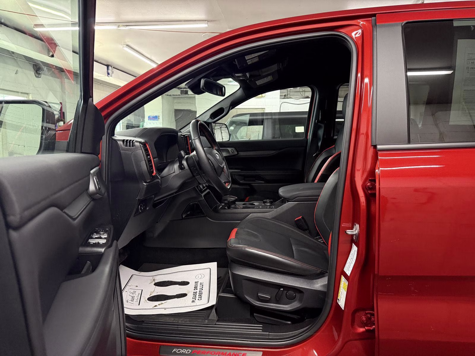 2024 Hot Pepper Red Metallic Tinted Clearcoat Ford Ranger Raptor 4X4 Truck