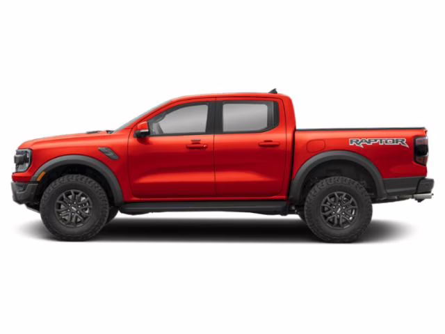 2024 Hot Pepper Red Metallic Tinted Clearcoat Ford Ranger Raptor 4X4 Truck