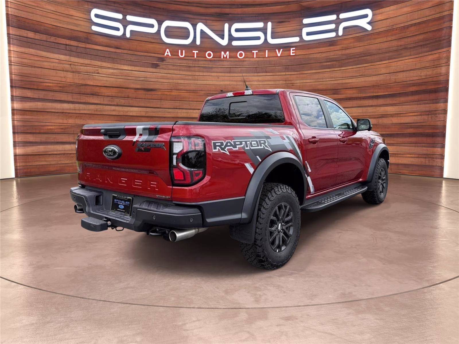 2024 Hot Pepper Red Metallic Tinted Clearcoat Ford Ranger Raptor 4X4 Truck