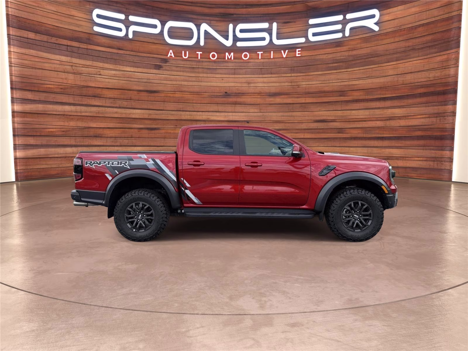 2024 Hot Pepper Red Metallic Tinted Clearcoat Ford Ranger Raptor 4X4 Truck