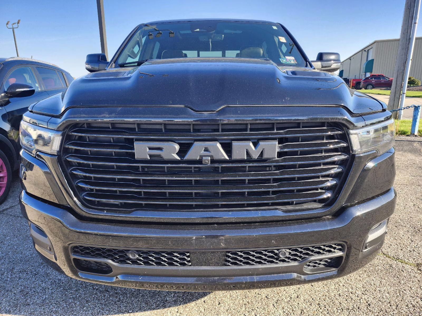 2025 Diamond Black Crystal Pearlcoat Ram 1500 Laramie 4X4 Truck