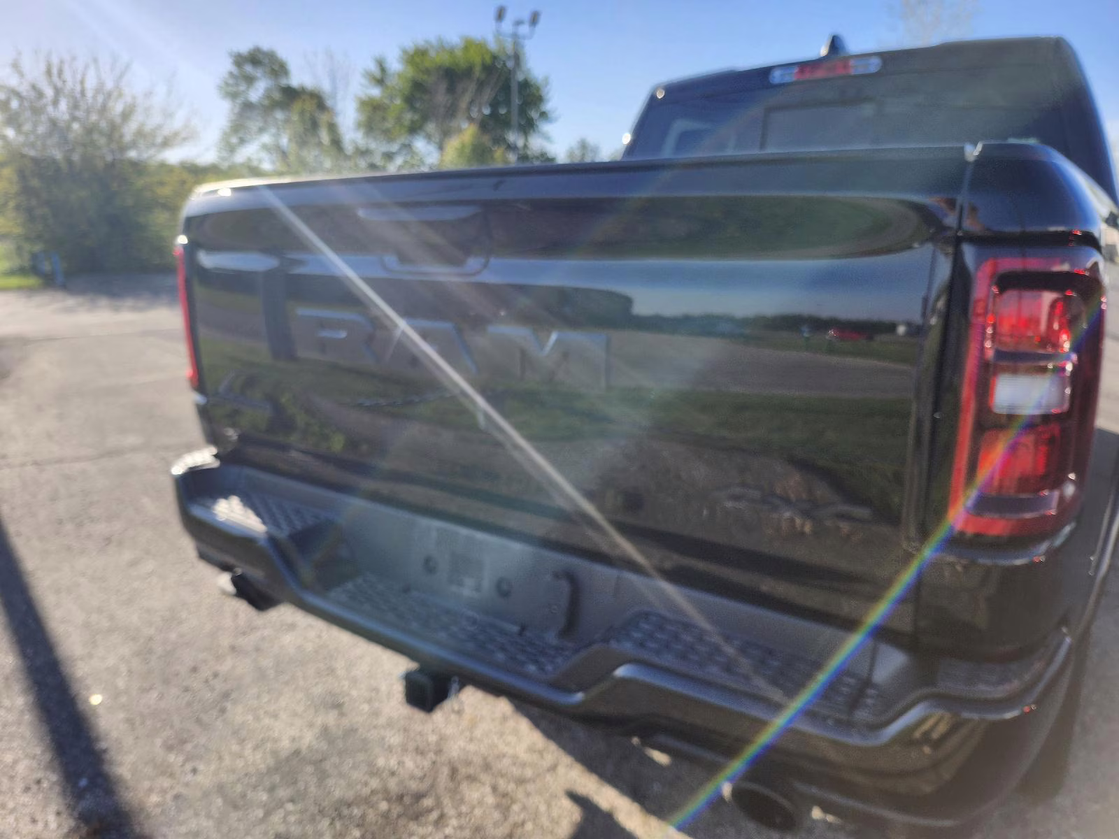 2025 Diamond Black Crystal Pearlcoat Ram 1500 Laramie 4X4 Truck