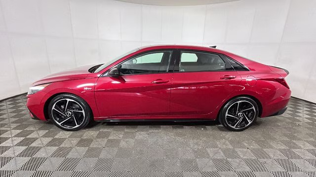 2023 Scarlet Red Pearl Hyundai Elantra N Line FWD Sedan