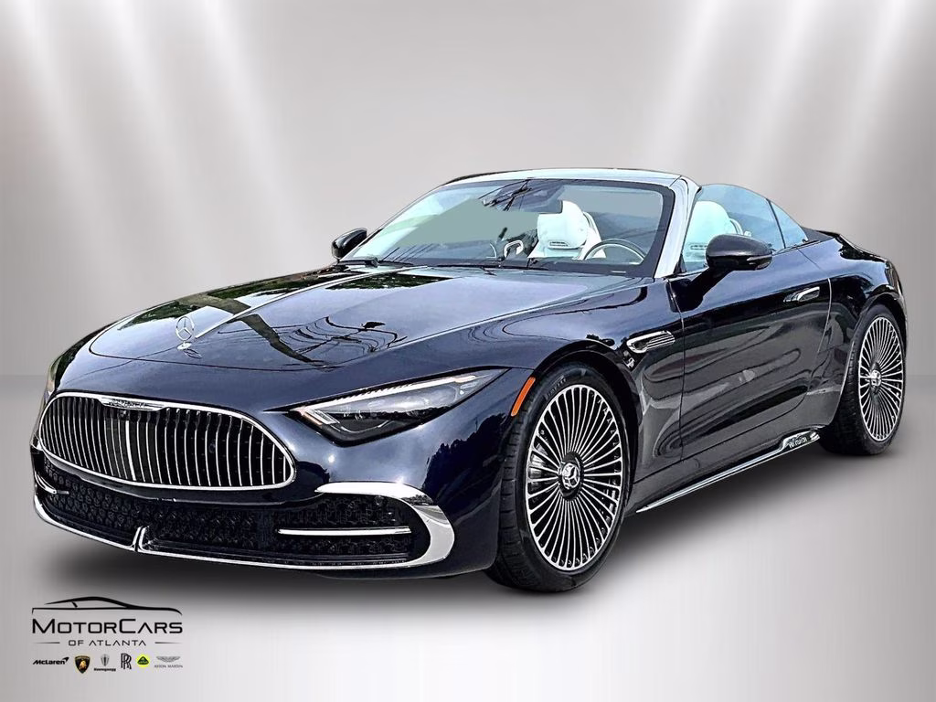 2026 Cote D'Azure Dark Blue Mercedes-Benz SL-Class Maybach SL 680 4MATIC AWD Convertible