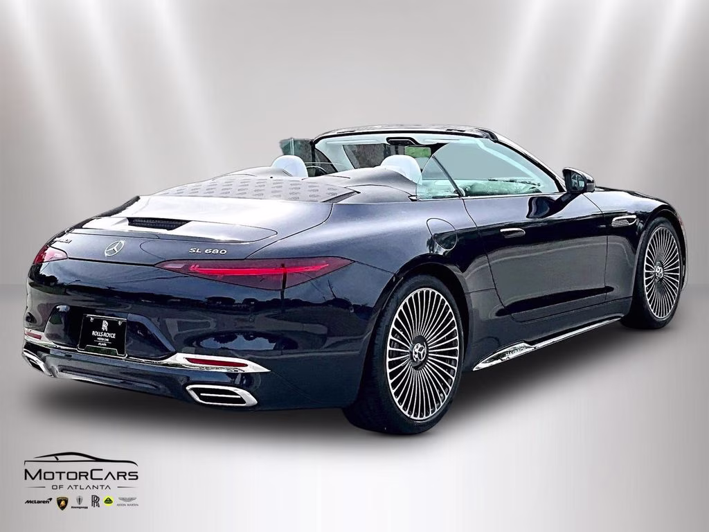 2026 Cote D'Azure Dark Blue Mercedes-Benz SL-Class Maybach SL 680 4MATIC AWD Convertible