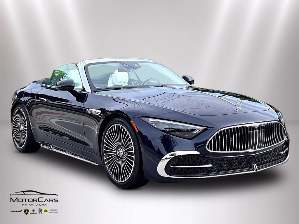2026 Cote D'Azure Dark Blue Mercedes-Benz SL-Class Maybach SL 680 4MATIC AWD Convertible