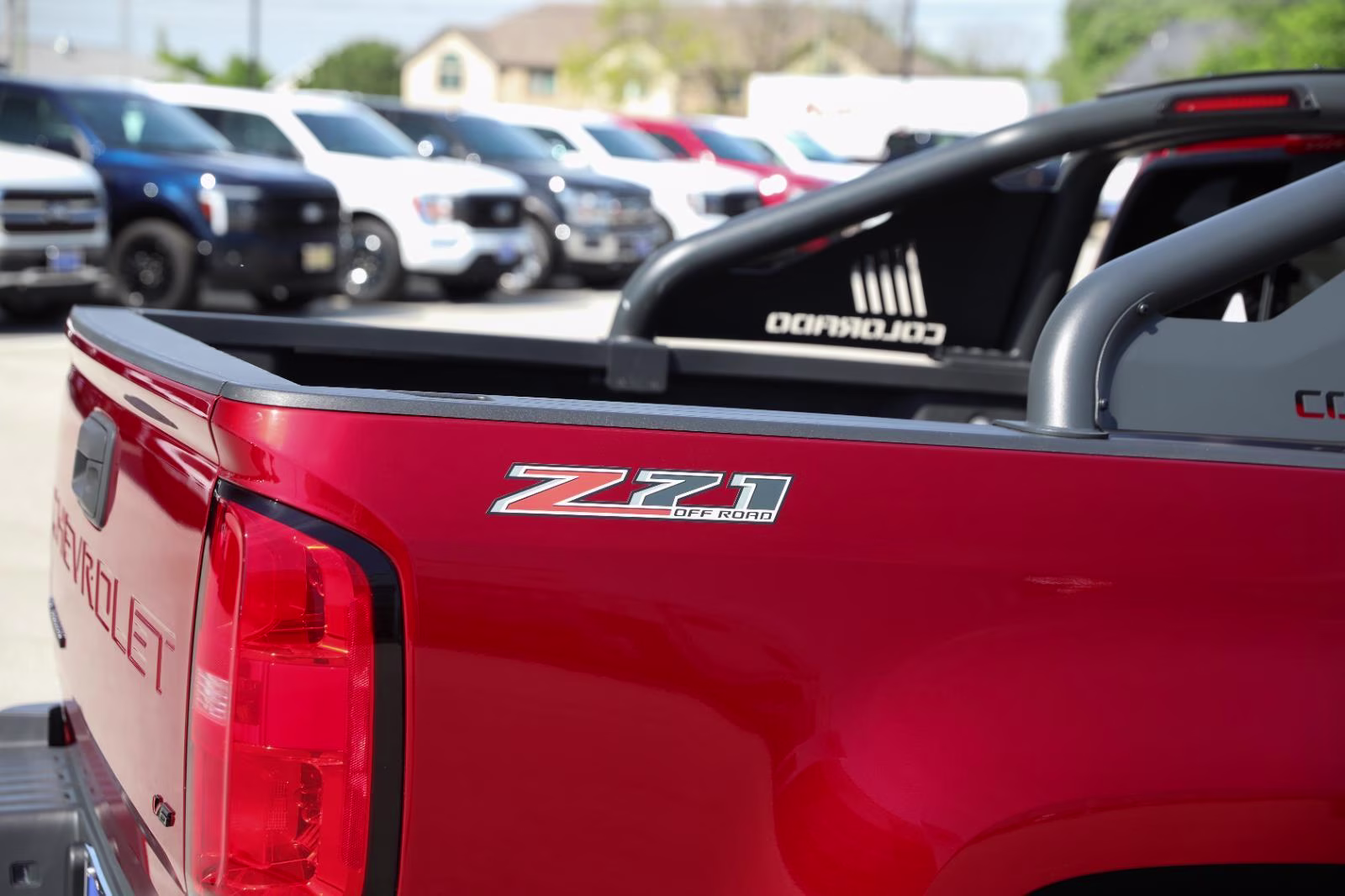 2021 Cherry Red Tintcoat Chevrolet Colorado 4WD Z71 4X4 Truck