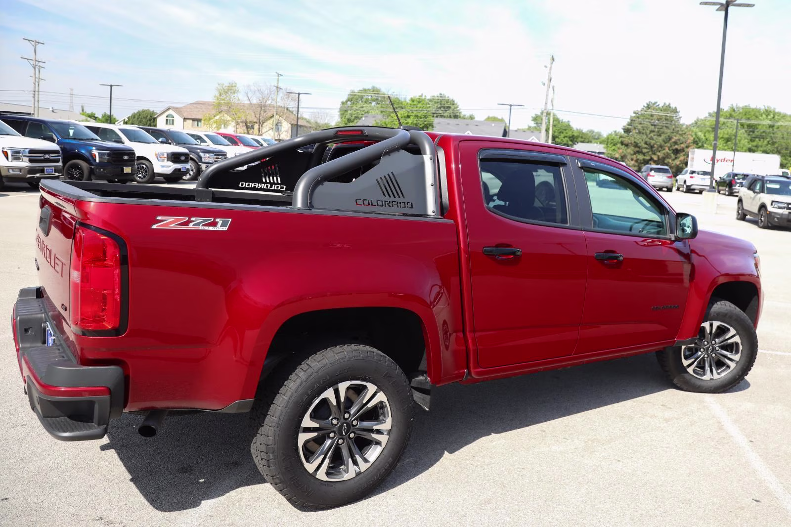 2021 Cherry Red Tintcoat Chevrolet Colorado 4WD Z71 4X4 Truck