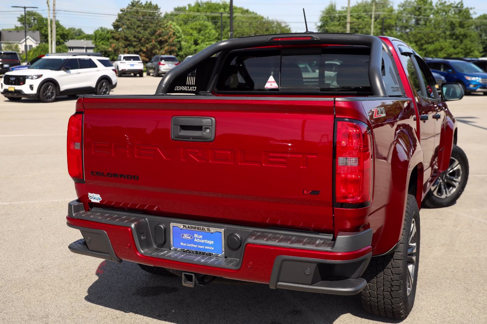 2021 Cherry Red Tintcoat Chevrolet Colorado 4WD Z71 4X4 Truck