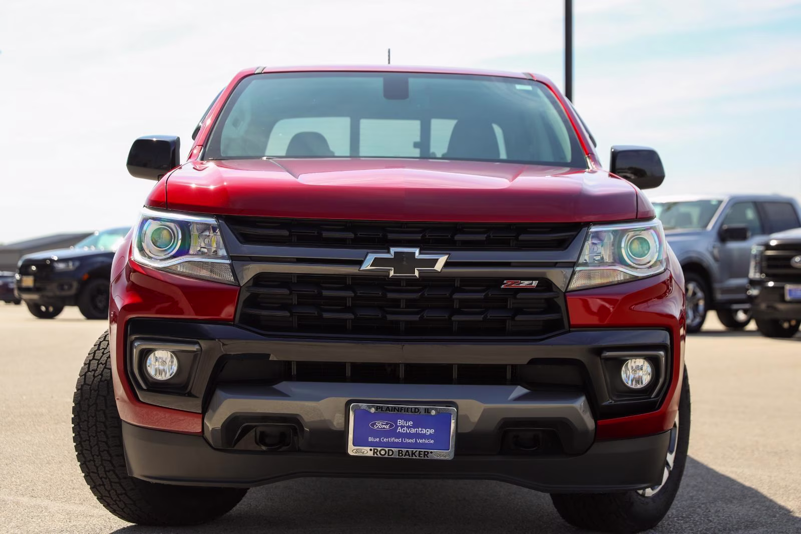2021 Cherry Red Tintcoat Chevrolet Colorado 4WD Z71 4X4 Truck
