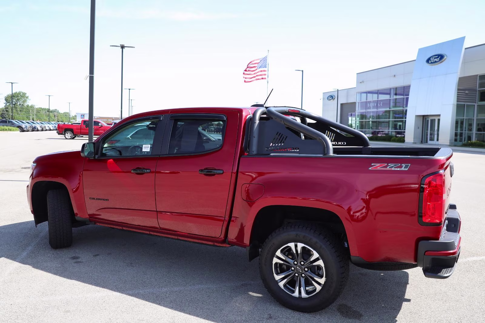 2021 Cherry Red Tintcoat Chevrolet Colorado 4WD Z71 4X4 Truck