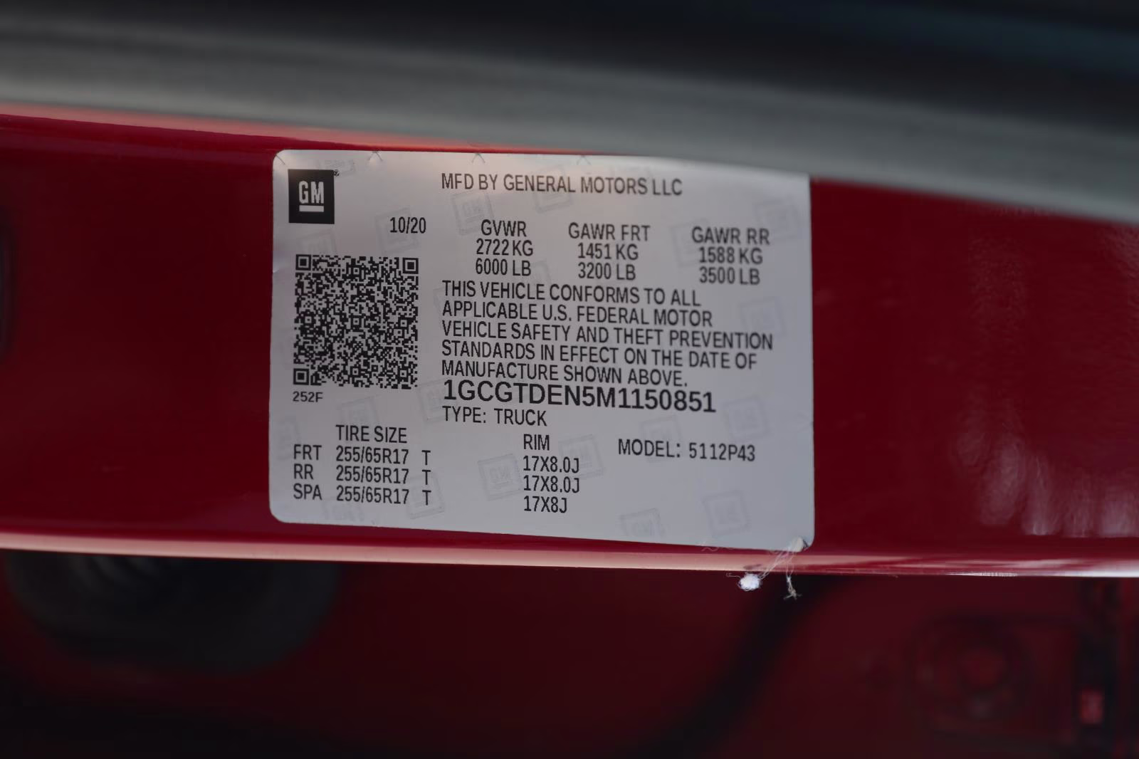 2021 Cherry Red Tintcoat Chevrolet Colorado 4WD Z71 4X4 Truck