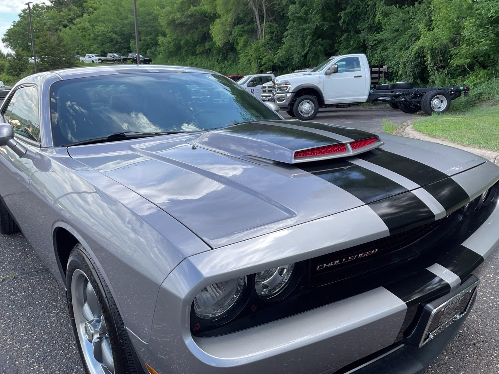 2014 Billet Silver Metallic Clearcoat Dodge Challenger R/T RWD Coupe