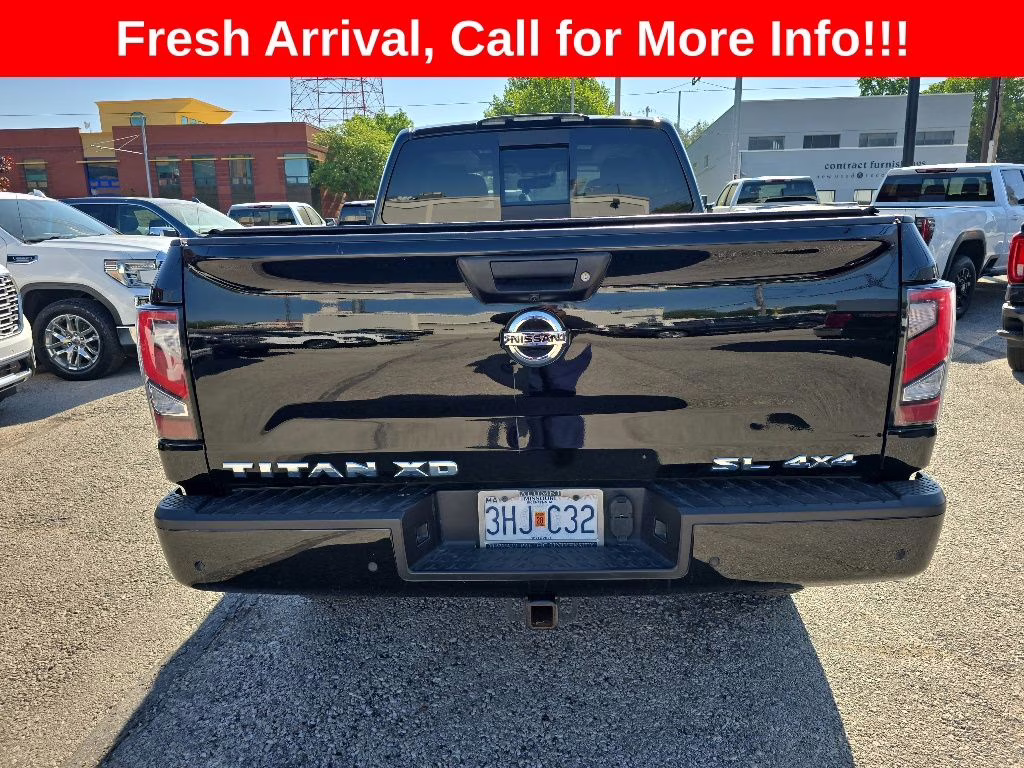 2020 Super Black Nissan Titan XD SL 4X4 Truck
