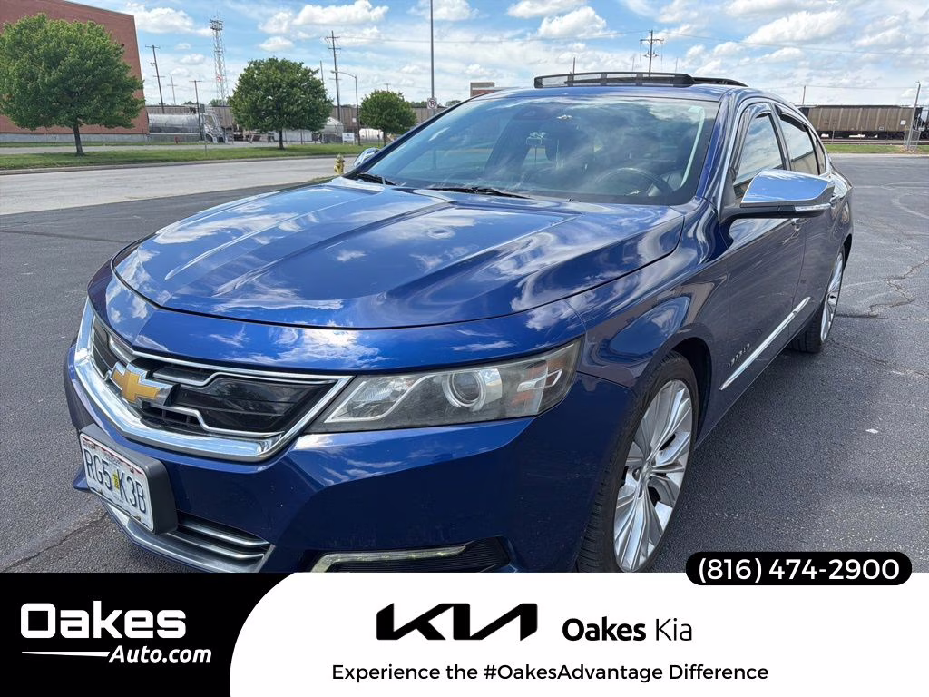 2014 Blue Topaz Metallic Chevrolet Impala LTZ FWD Sedan