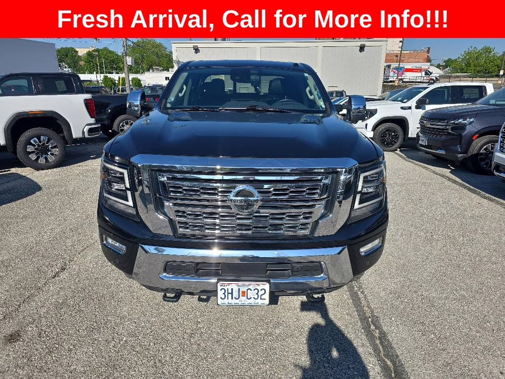 2020 Super Black Nissan Titan XD SL 4X4 Truck