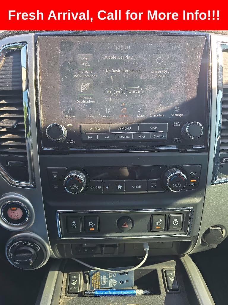 2020 Super Black Nissan Titan XD SL 4X4 Truck