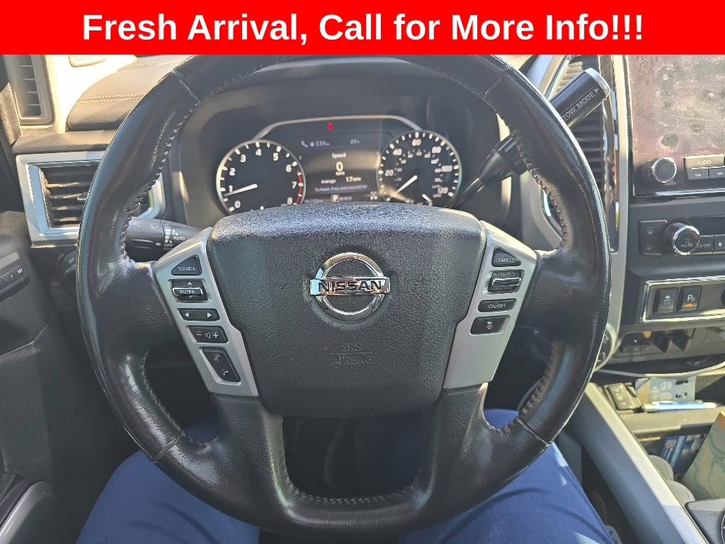 2020 Super Black Nissan Titan XD SL 4X4 Truck